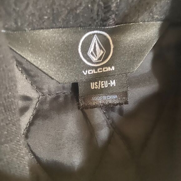 Volcom Khaki Insulated Riding Flannel Shirt Jacket - Sz M (Medium) - Picture 7 of 7